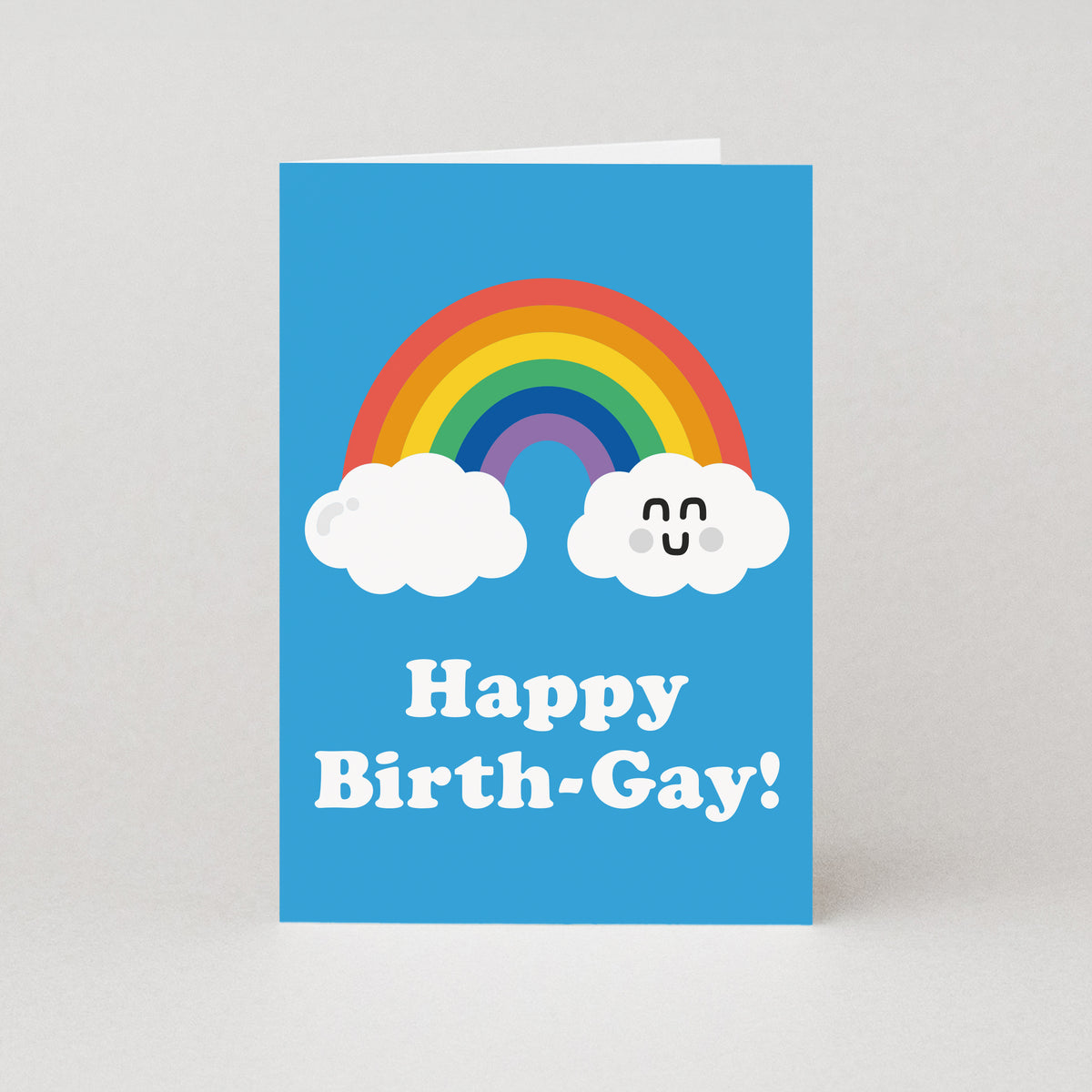 LGBTQI+ Rainbow Happy Birth-gay Card By Penny Black