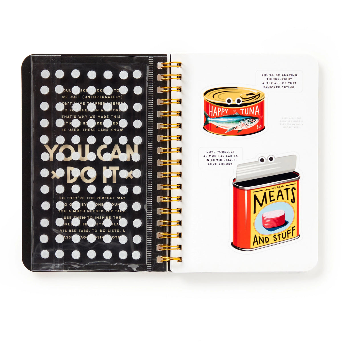 You Can Do It Googly Eyes Sticker Book By Penny Black