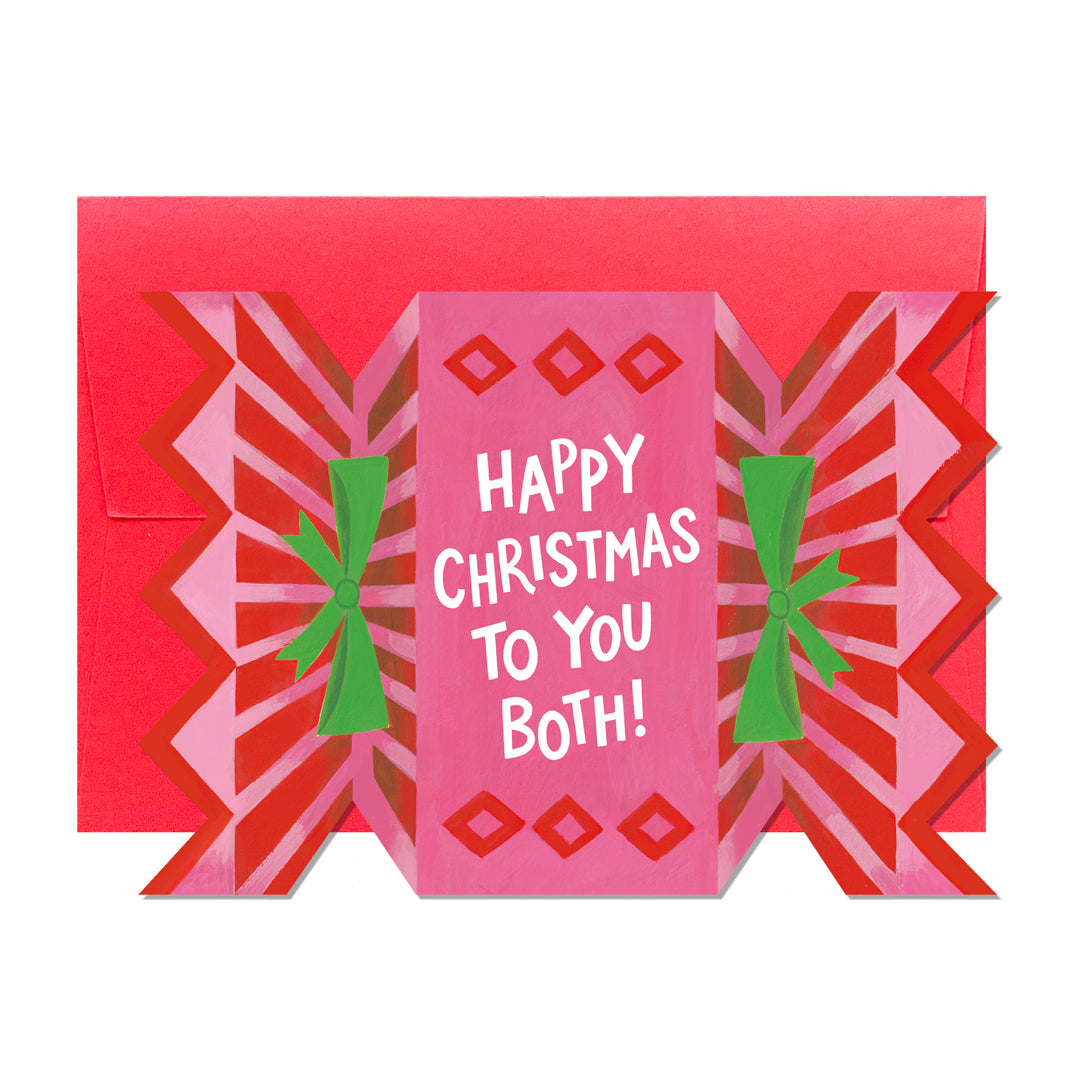 Retro Cracker Happy Christmas To You Both Card By Penny Black
