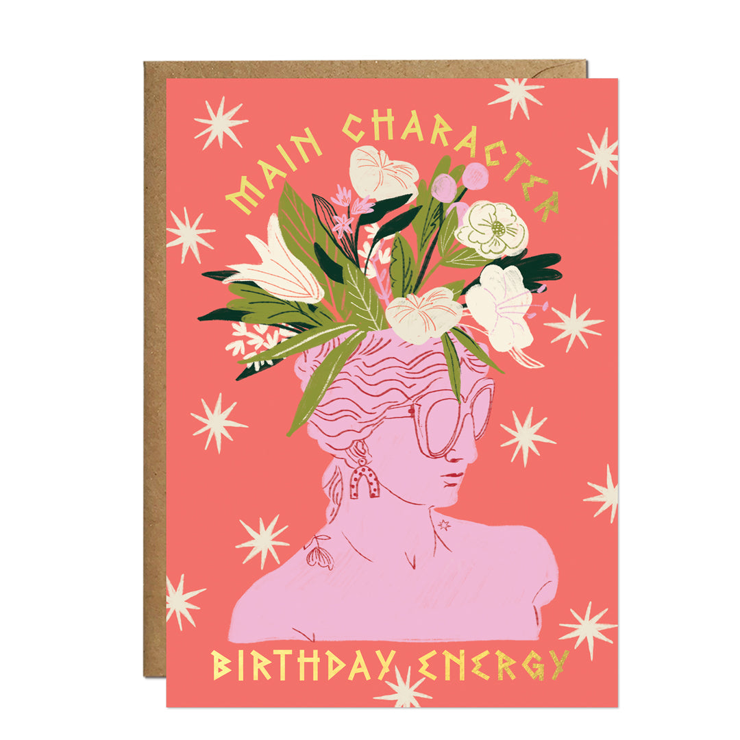 Main Character Energy Birthday Card By Penny Black
