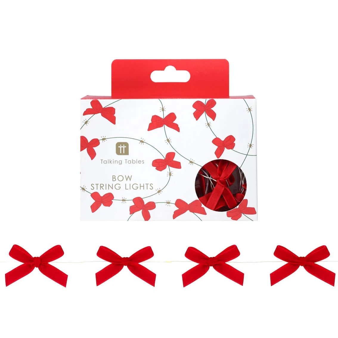 Candy Christmas Bow 2m String Lights By Penny Black