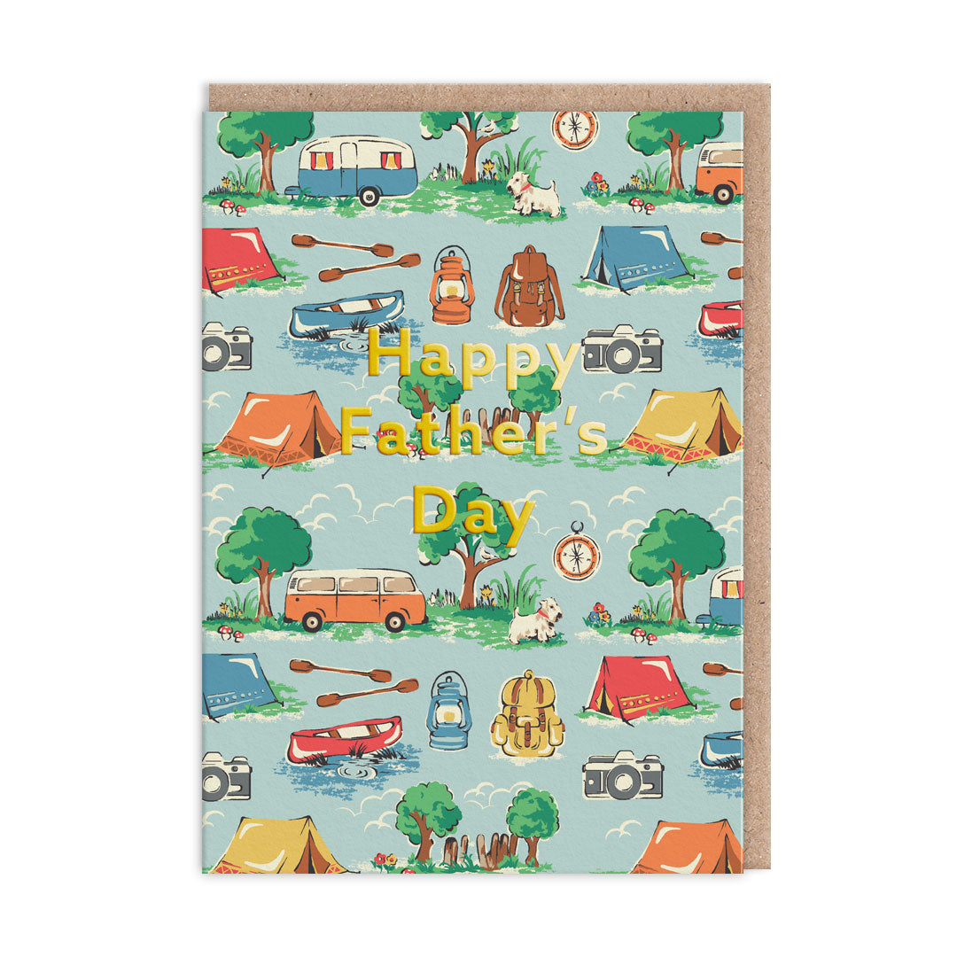 Cath Kidston Camping Father's Day Card By Penny Black