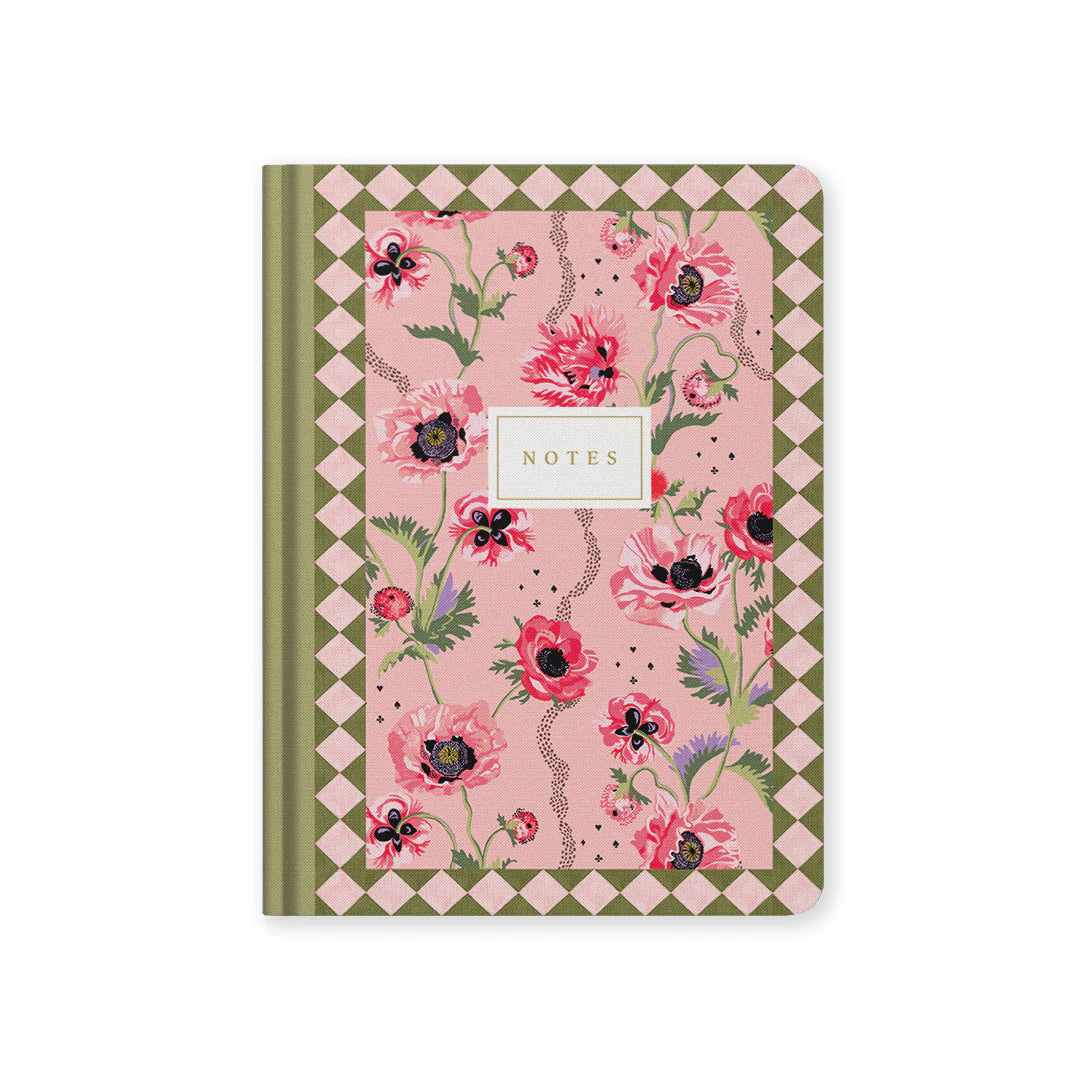 Cath Kidston Pink Poppies Hardback B6 Notebook by penny black