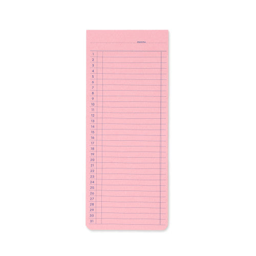 Penco Sticky Memo Pad Monthly By Penny Black in pink