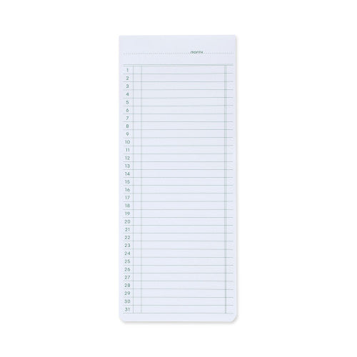Penco Sticky Memo Pad Monthly By Penny Black in white
