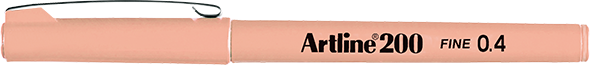 Artline 200 Fineliner Pen 0.4mm By Penny Black