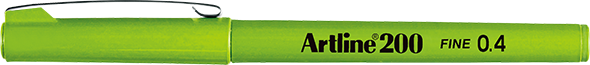 Artline 200 Fineliner Pen 0.4mm