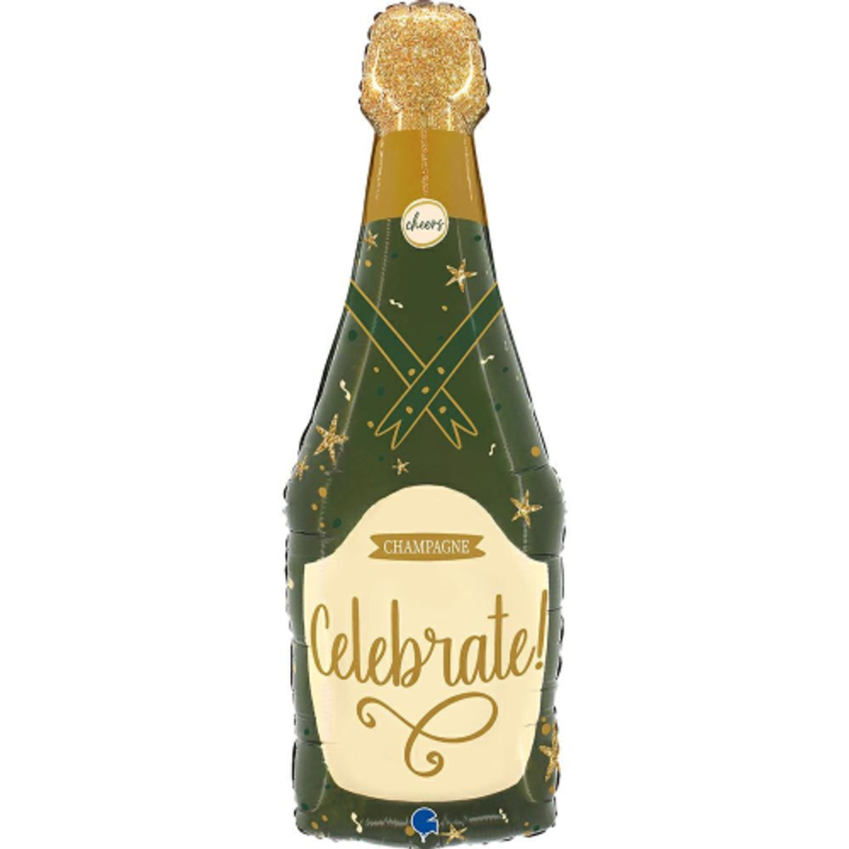 Champagne Celebration Bottle 37" Foil Balloon
