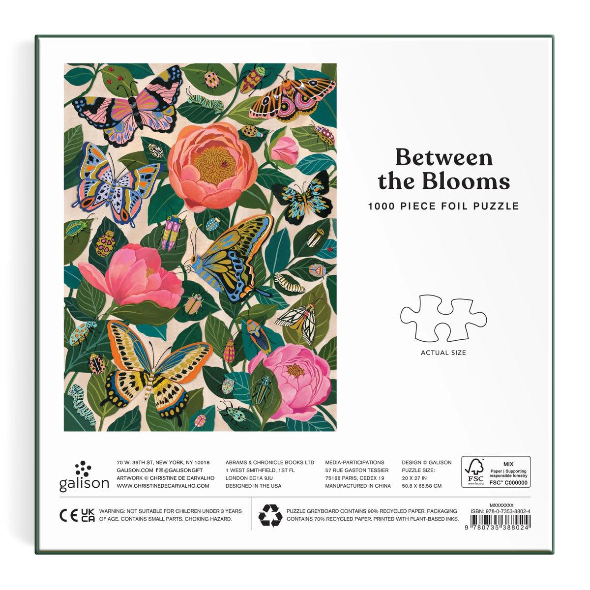 Between The Blooms Jigsaw Puzzle 1000 Pcs By Penny Black