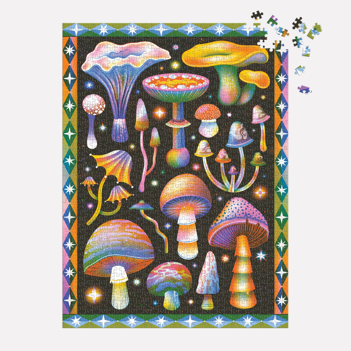 Cosmic Mushrooms Jigsaw Puzzle 1000 Pcs By Penny Black