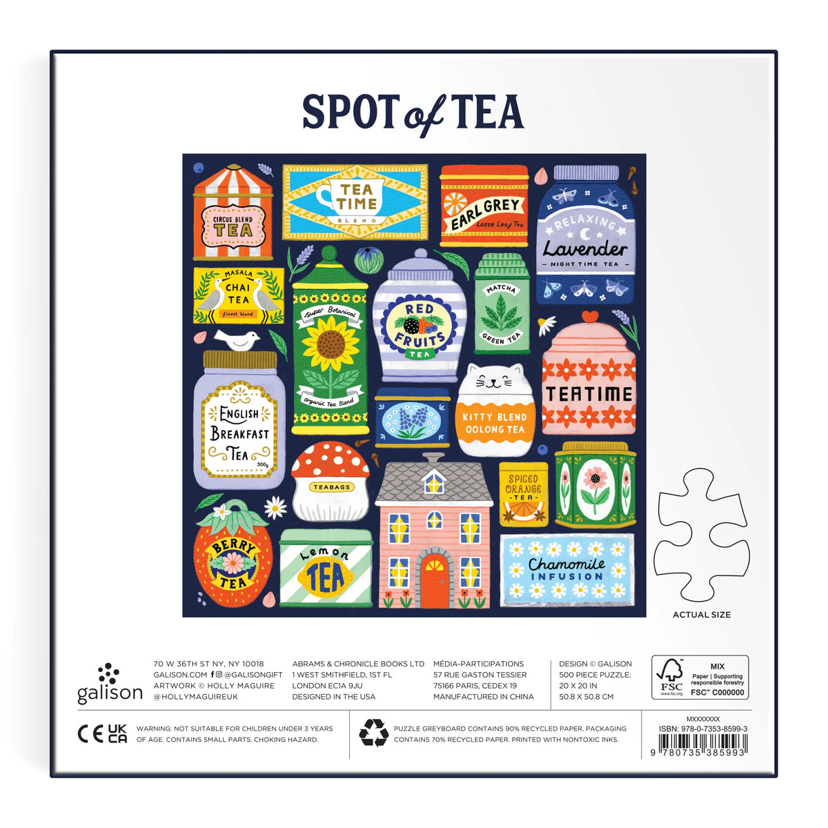Spot Of Tea Jigsaw Puzzle 500 Pcs By Penny Black