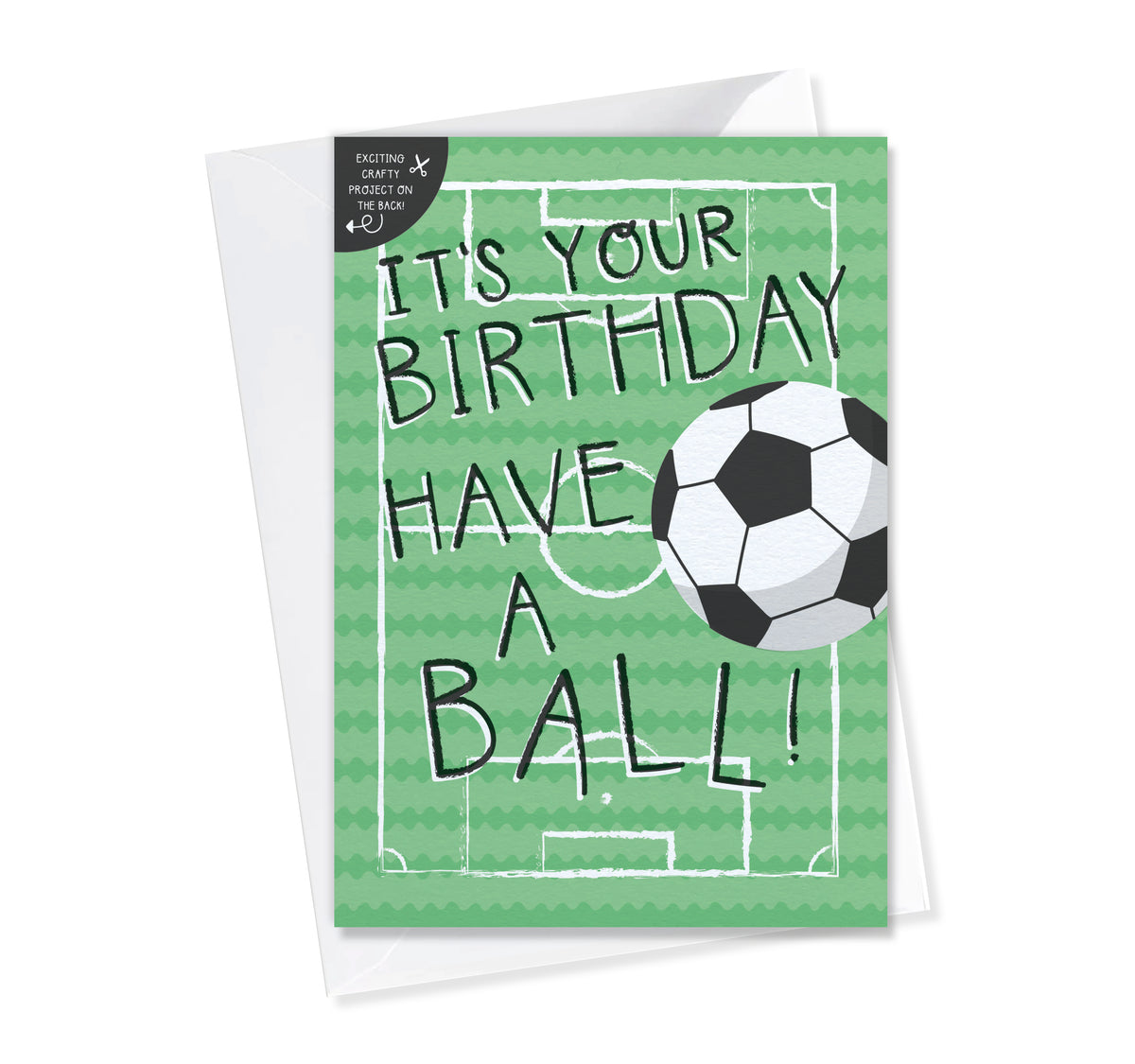 Have A Ball Football Themed Birthday Card With Crafty Cut Out By Penny Black
