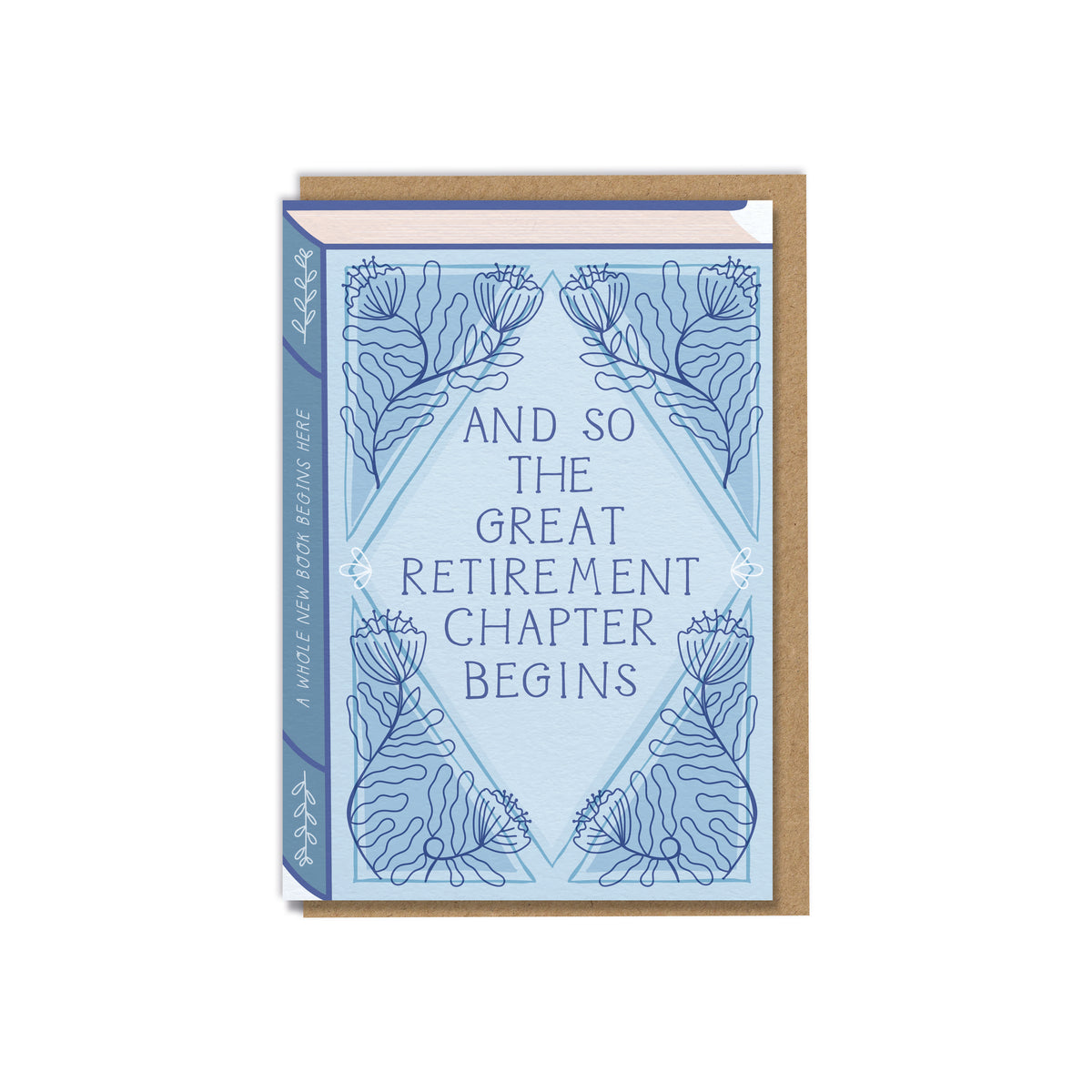 Great Retirement Chapter Begins Book Card By Penny Black