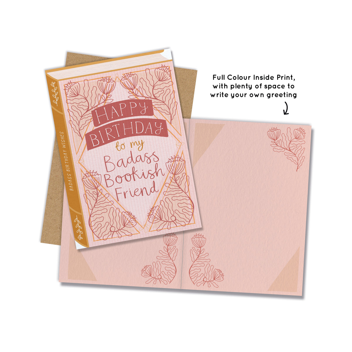 Badass Bookish Friend Birthday Card By Penny Black