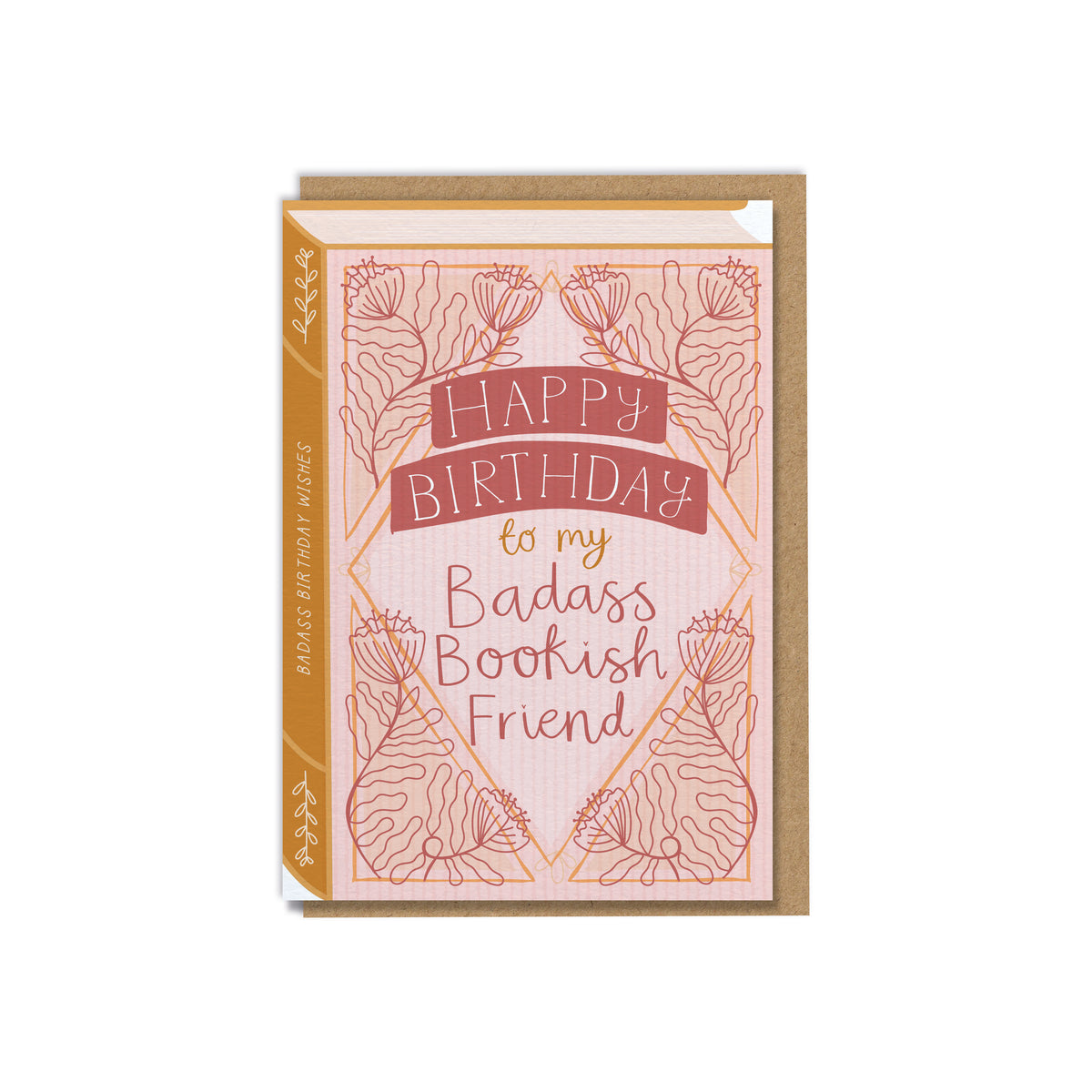 Badass Bookish Friend Birthday Card By Penny Black