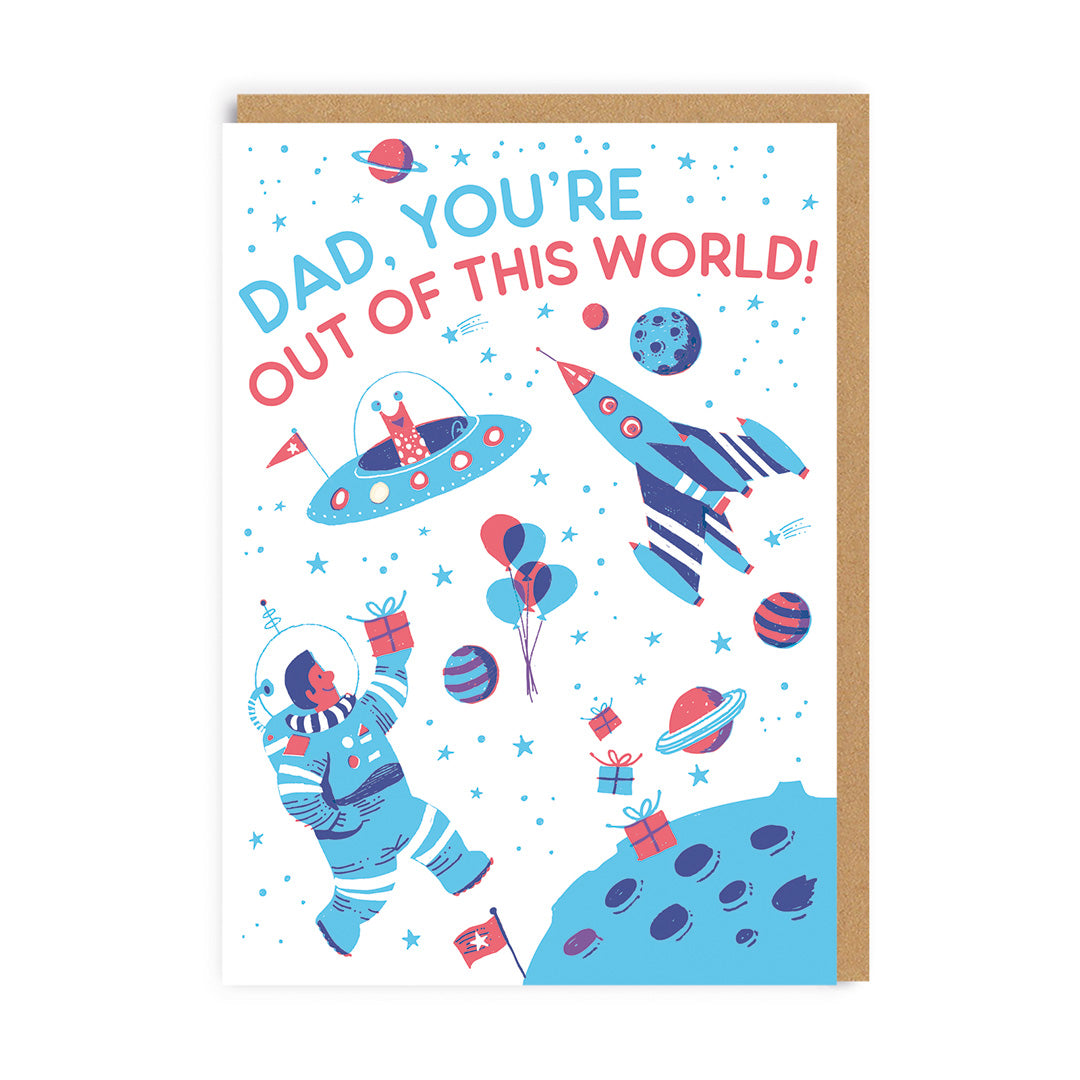 Out of This World Dad Space Father's Day Card By Penny Black