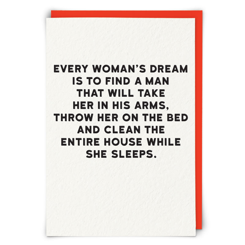 Clean The Entire House Funny Card by penny black