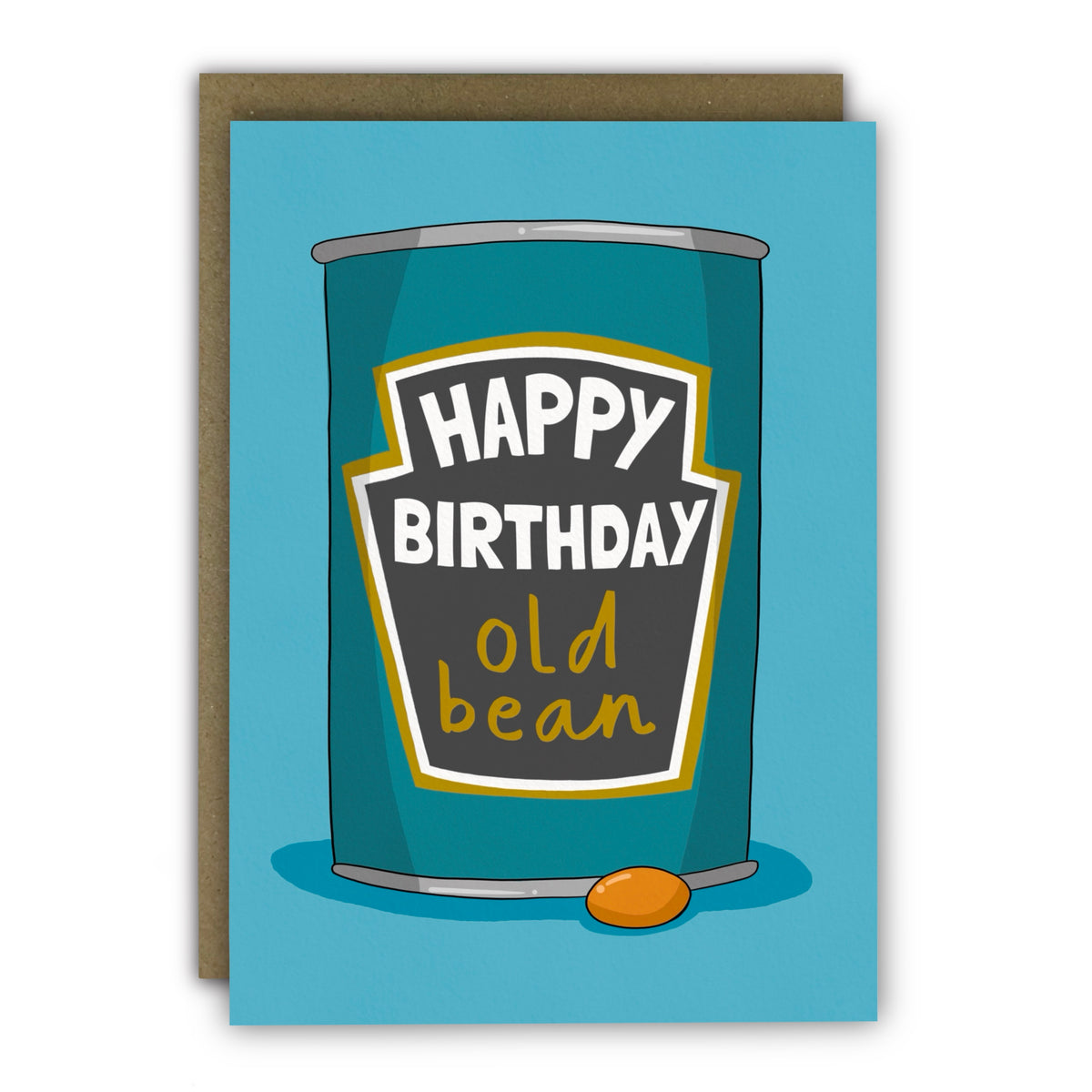 Old Bean Funny Birthday Card By Penny Black