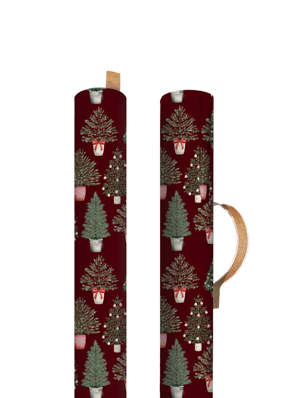 Laura Ashley Decorated Trees 3m Christmas Gift Wrapping Paper Roll By Penny Black