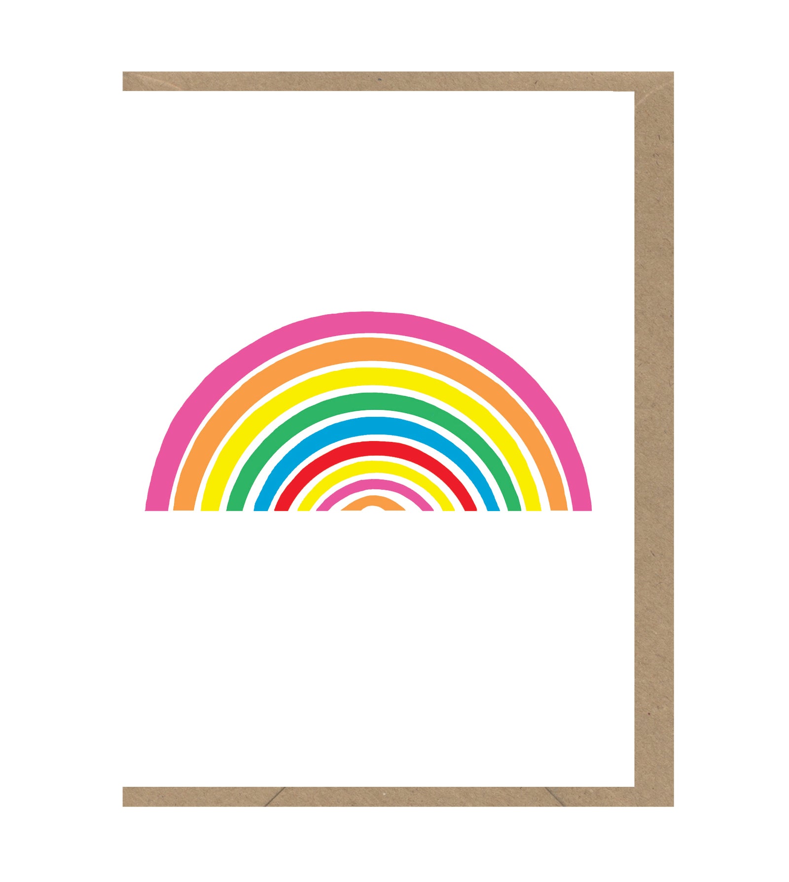 Neon Rainbow Mini Card By Penny Black