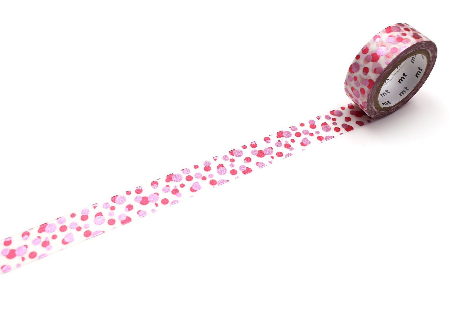 mt Washi Tape - 1P High Brightness Scattered Dot by penny black showing tape design