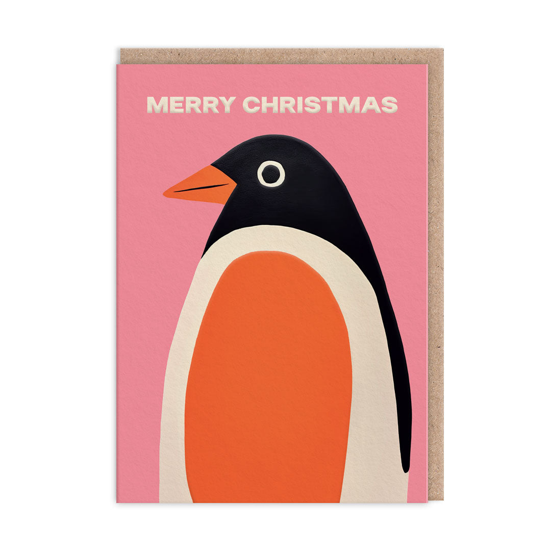 Jolly Merry Christmas Card Set 9 Pack - penguin design By Penny Black
