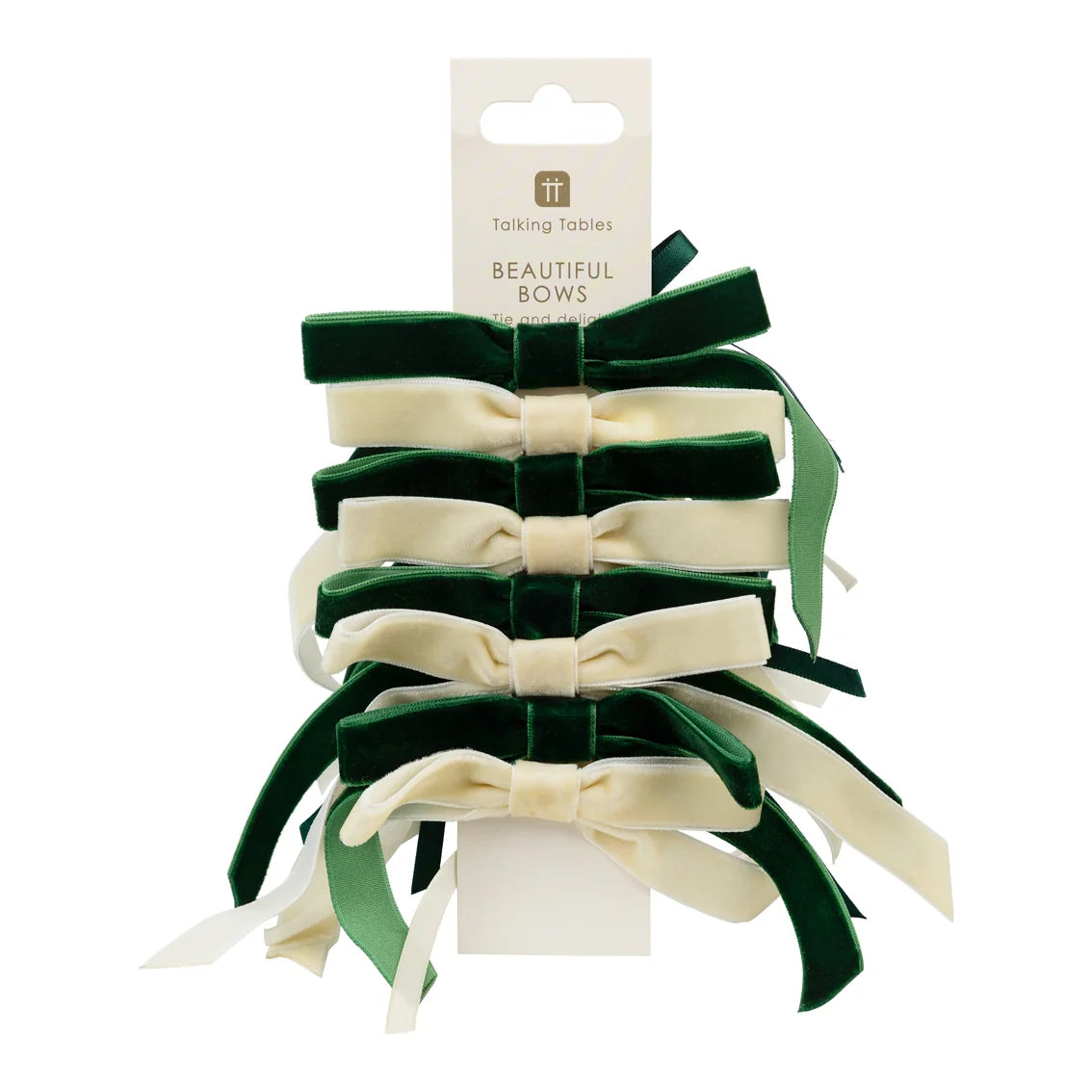 Partridge & Pear Christmas Velvet Bows 8 Pk By Penny Black