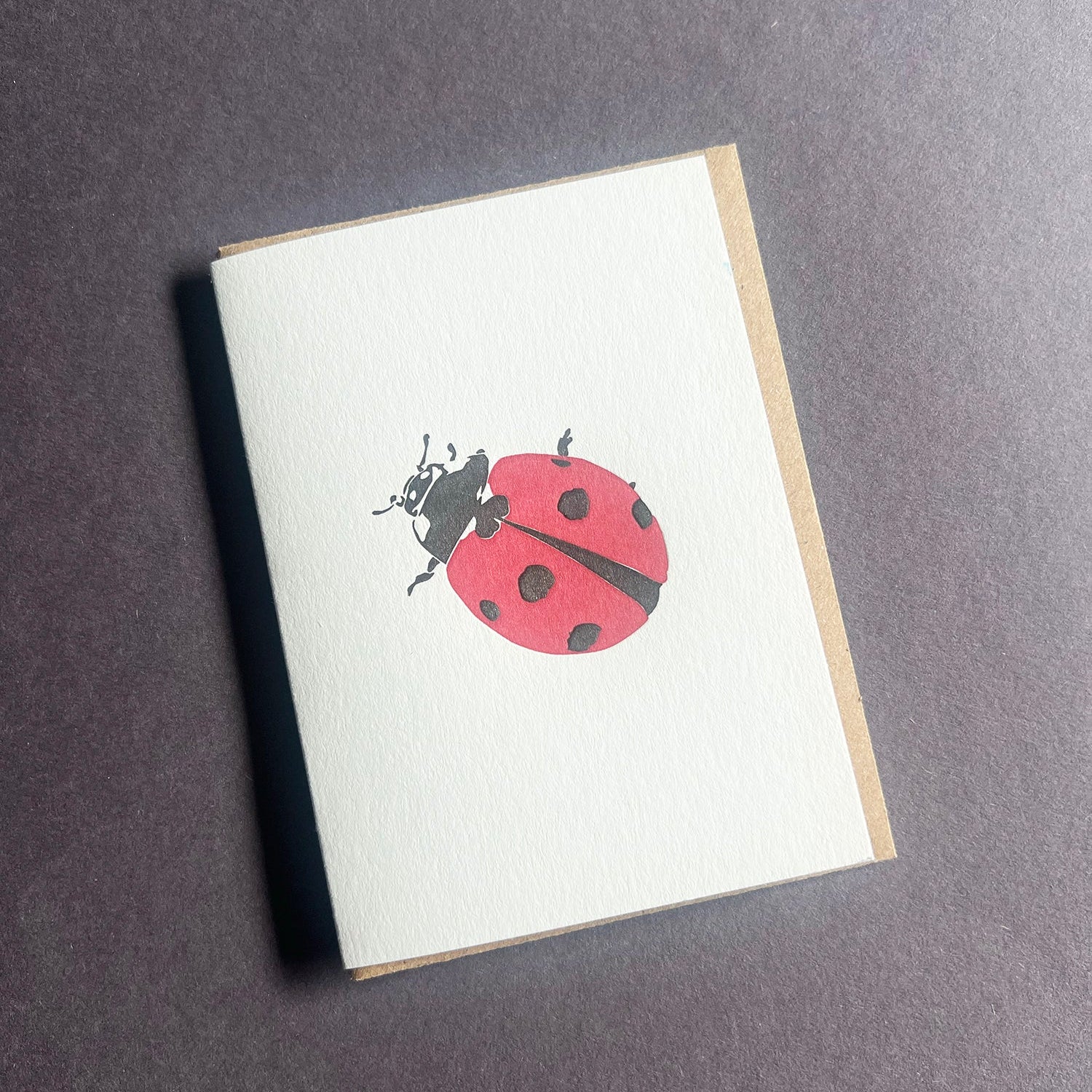 Ladybird Little Letterpress Notecard by penny black