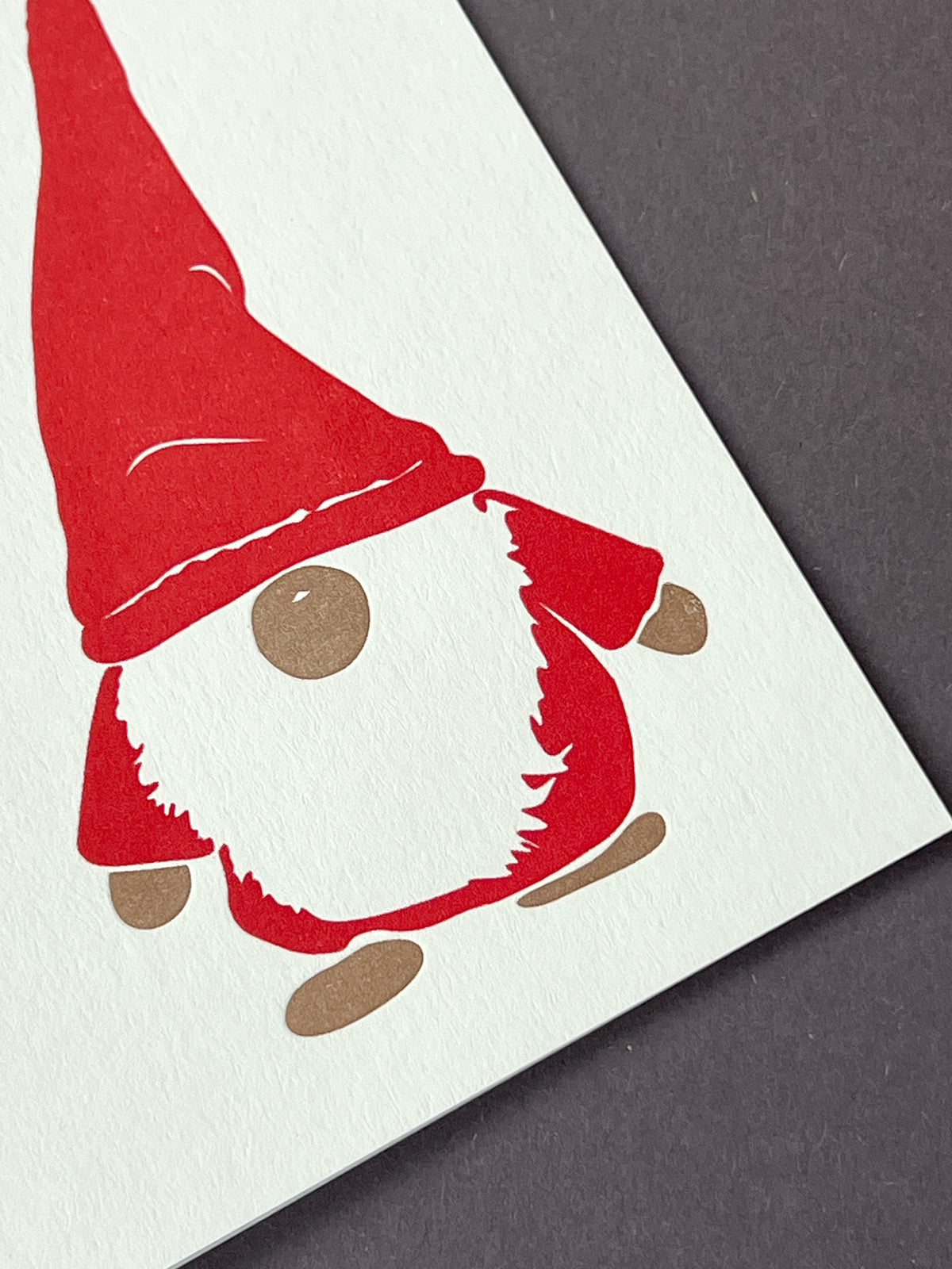 Get Merry Gonk Letterpress Christmas Card by penny black close up