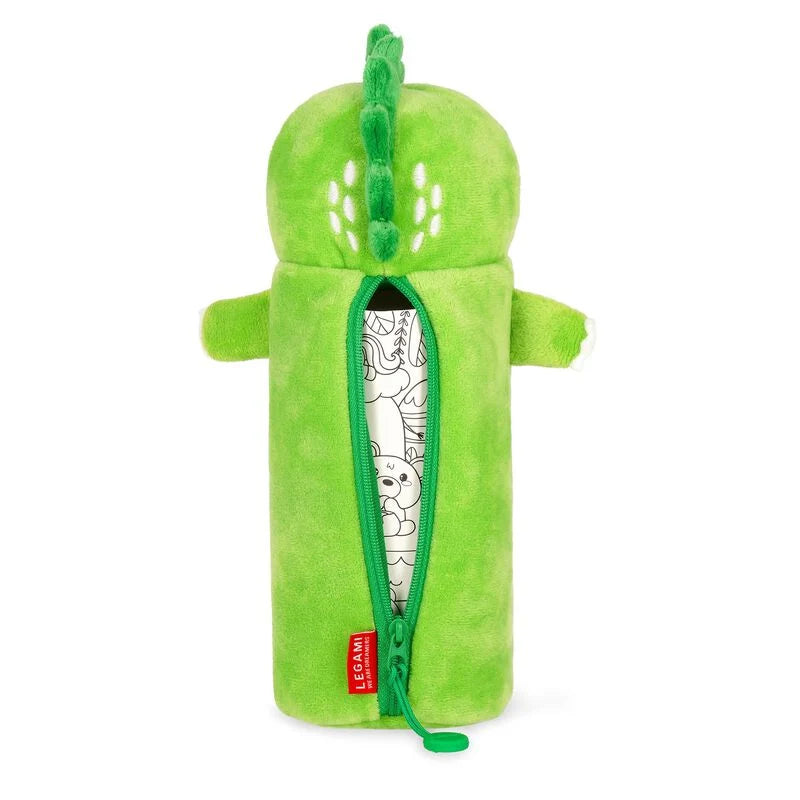Super Soft Plush Dinosaur Pencil Case By Penny Black