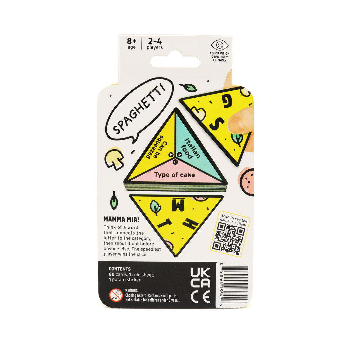 P For Pizza Travel Card Game By Penny Black