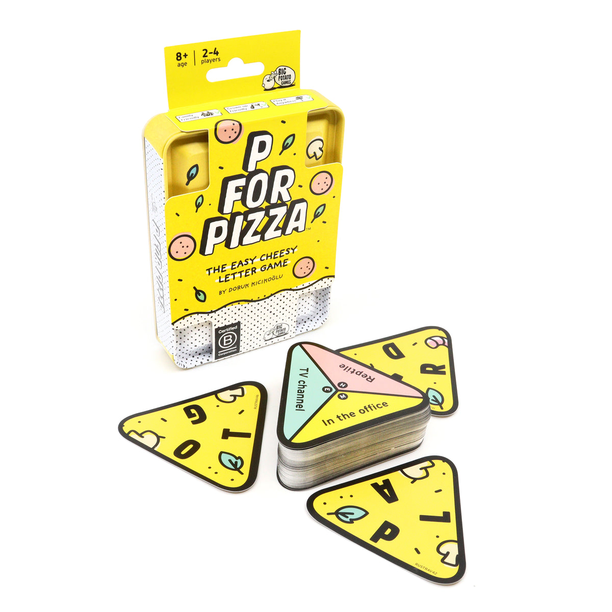 P For Pizza Travel Card Game By Penny Black