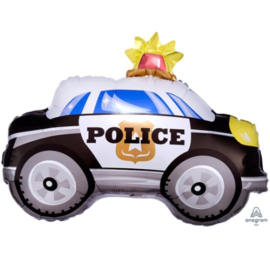 Police Car 24" Foil Balloon