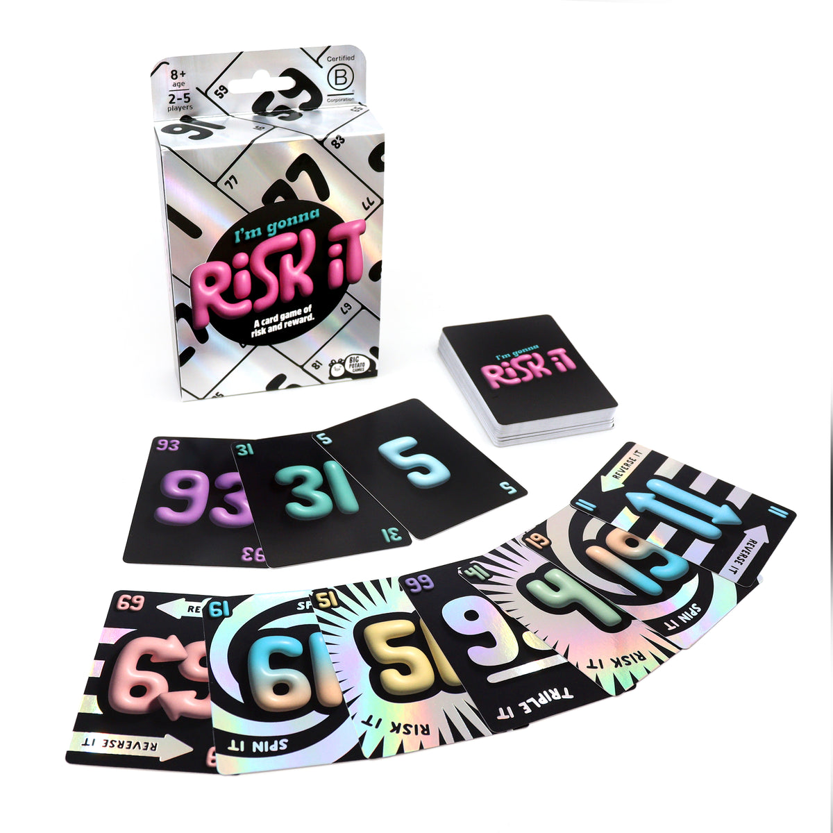 I'm Gonna Risk It Card Game By Penny Black