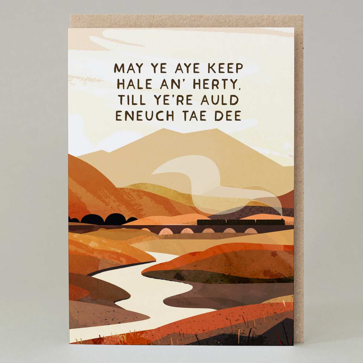 May Ye Aye Keep Hale And Hearty Scottish Card By Penny Black