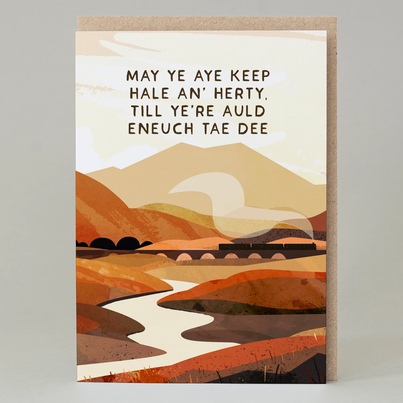 May Ye Aye Keep Hale And Hearty Scottish Card By Penny Black