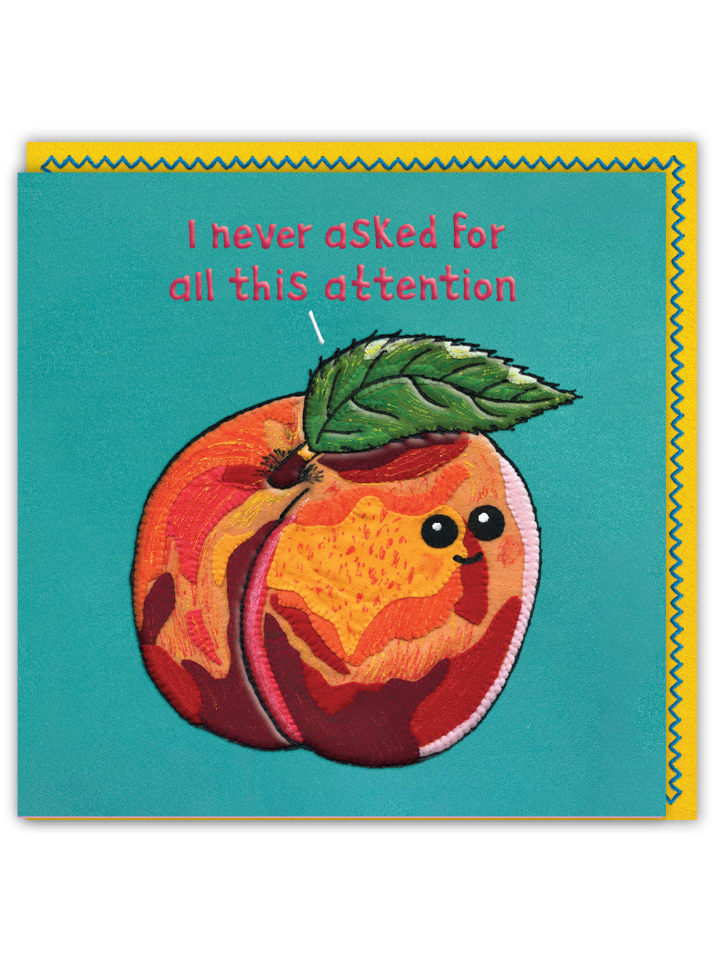 Never Asked For This Attention Peach Card At Penny Black