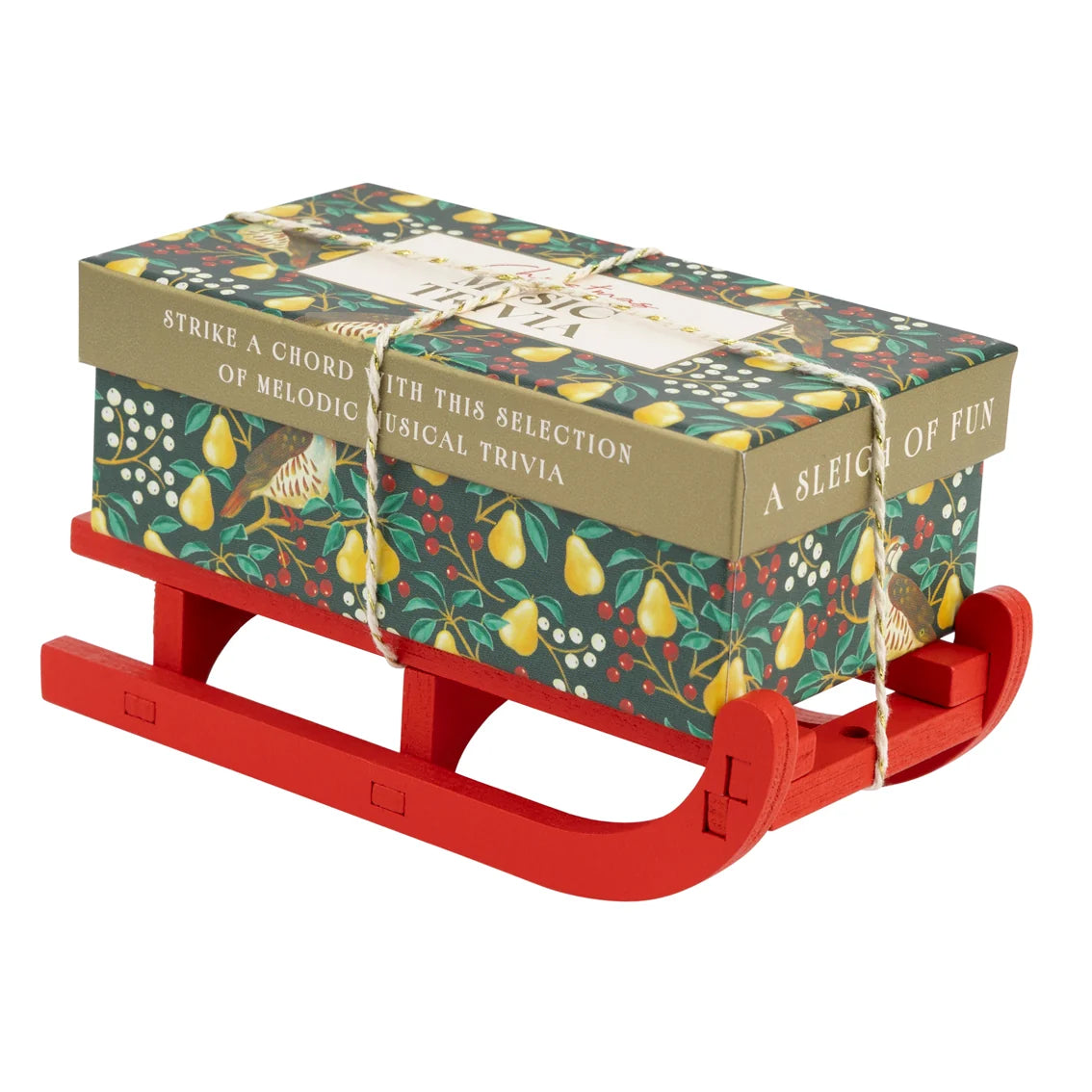 Music Trivia Christmas Mini Sleigh Game By Penny Black