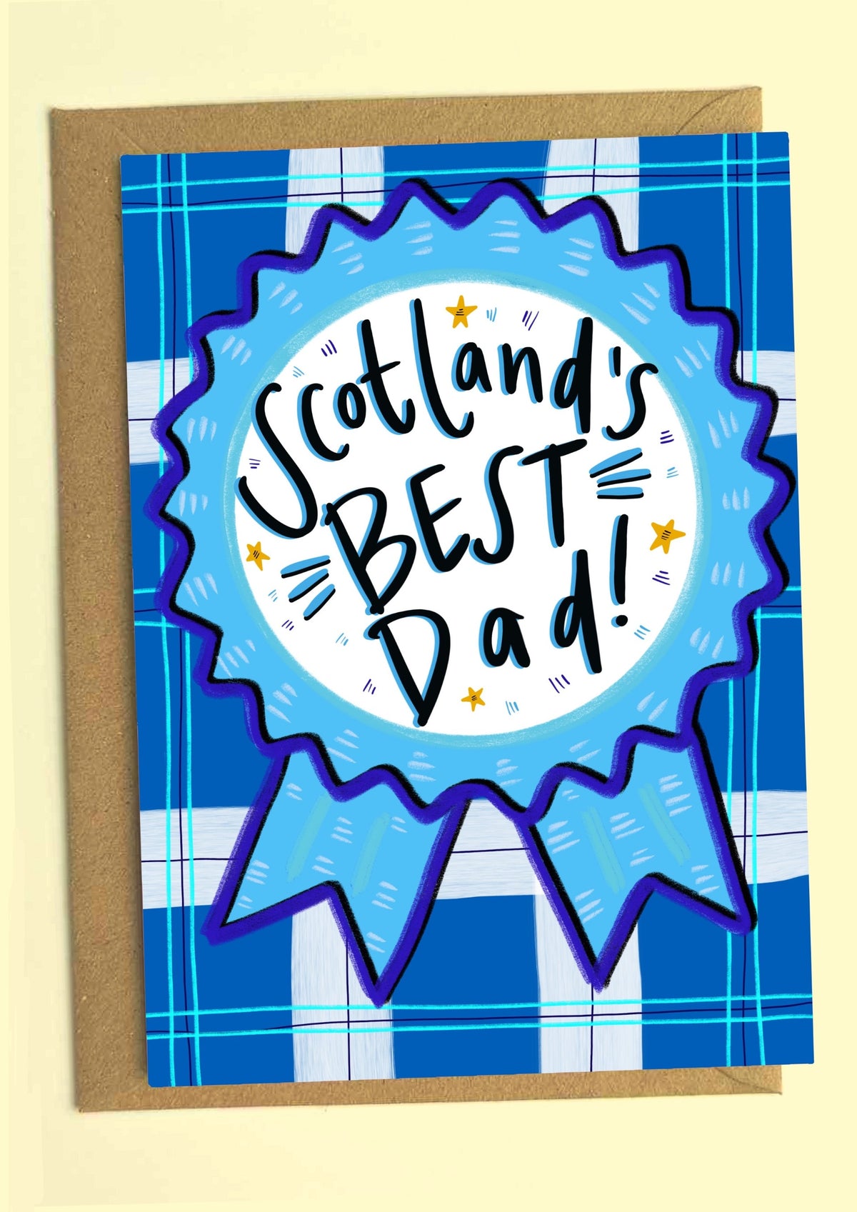 Scotland's Best Dad Father's Day Card by penny black