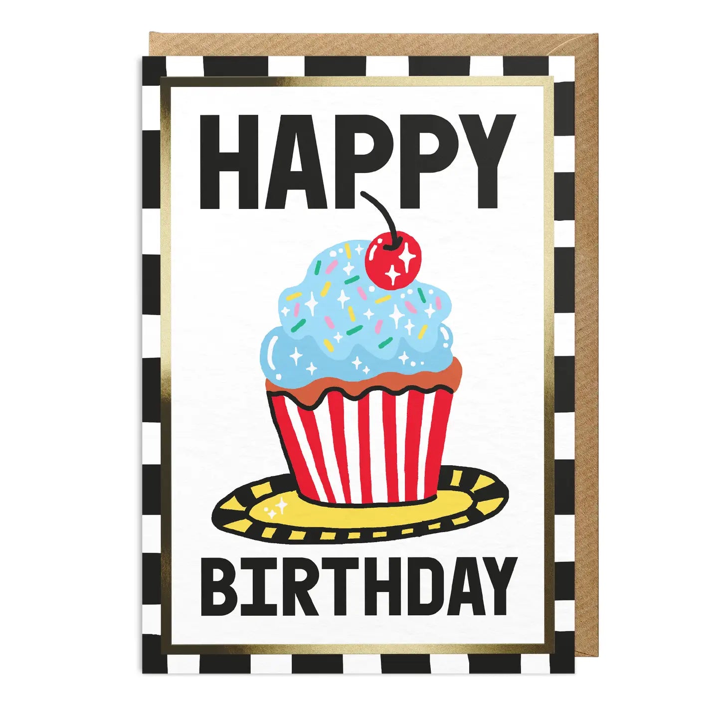 Cherry Cupcake Birthday Card by penny black