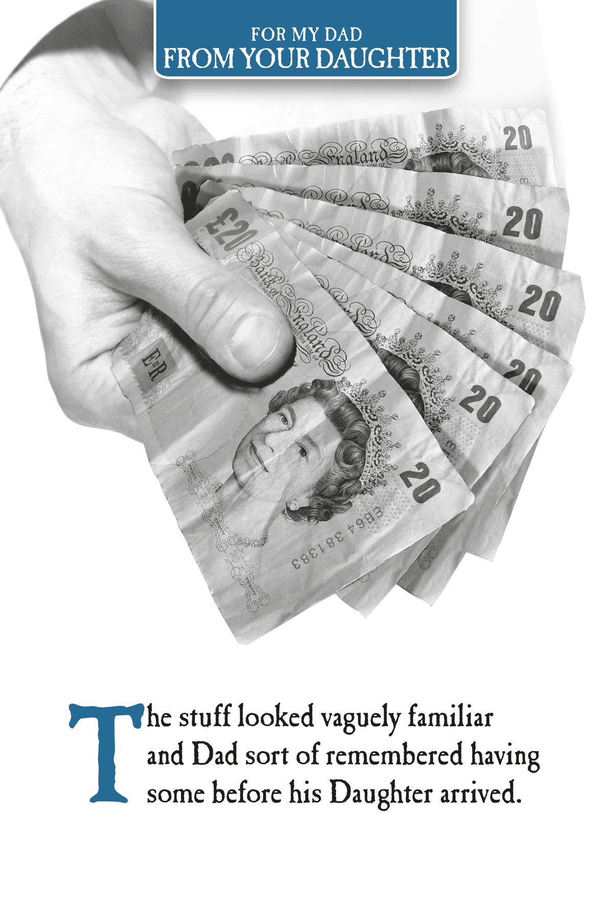 From Your Financial Burden Daughter Funny Father's Day Card By Penny Black