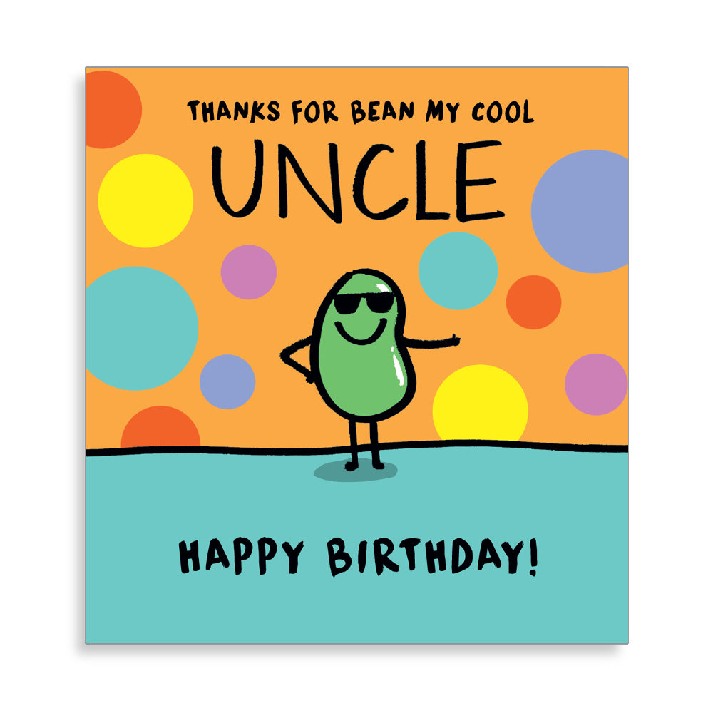 Thanks For Bean My Cool Uncle Birthday Card from Penny Black