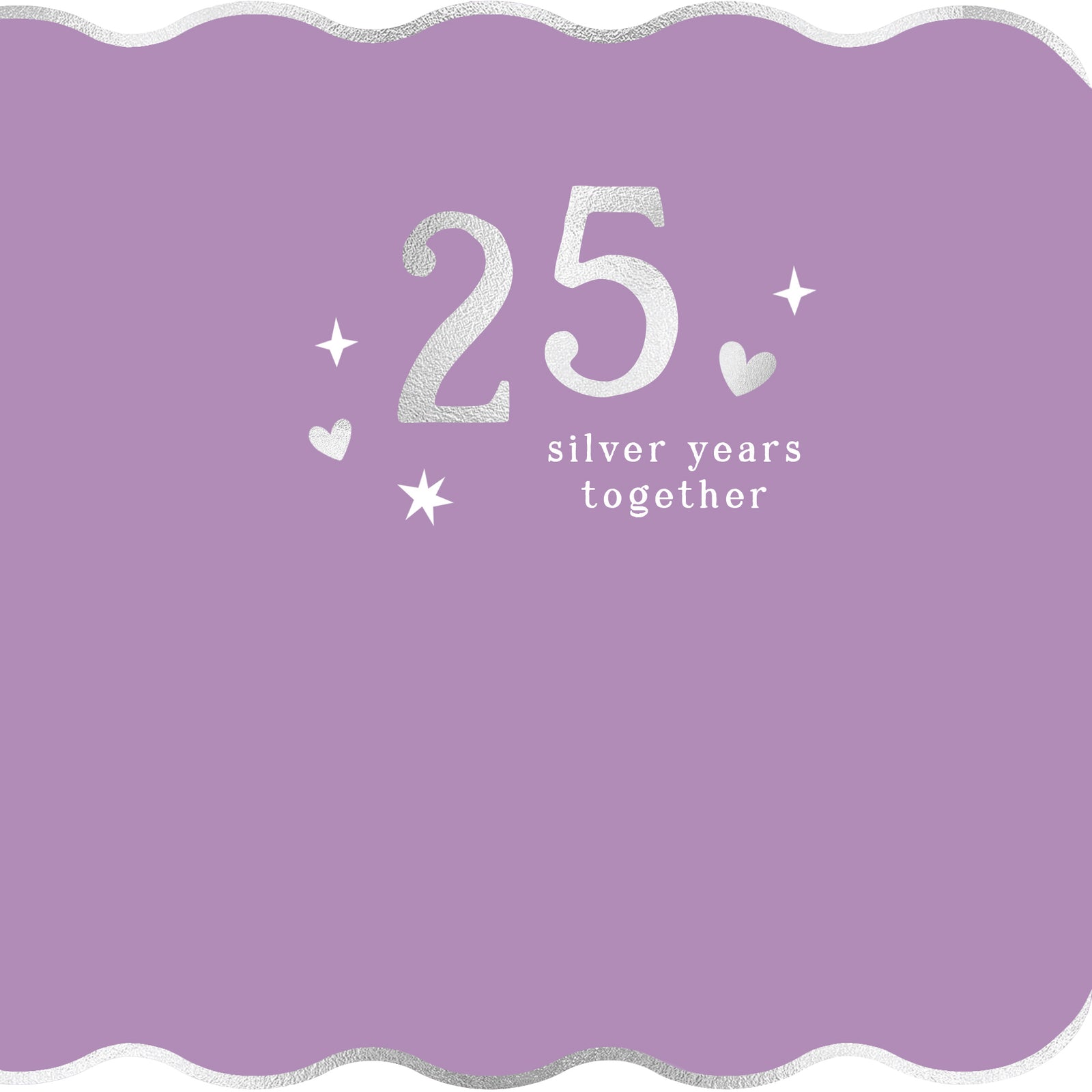 25 Silver Years Together Anniversary Card from Penny Black