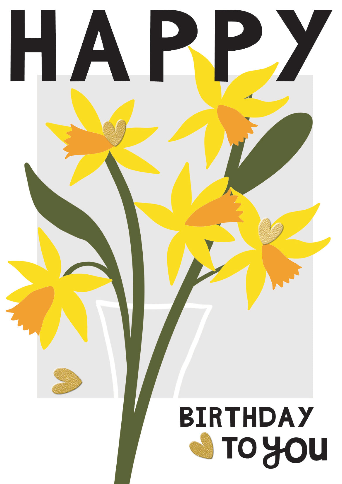 Happy Birthday To You Daffodils Rachel Ellen Card from Penny Black