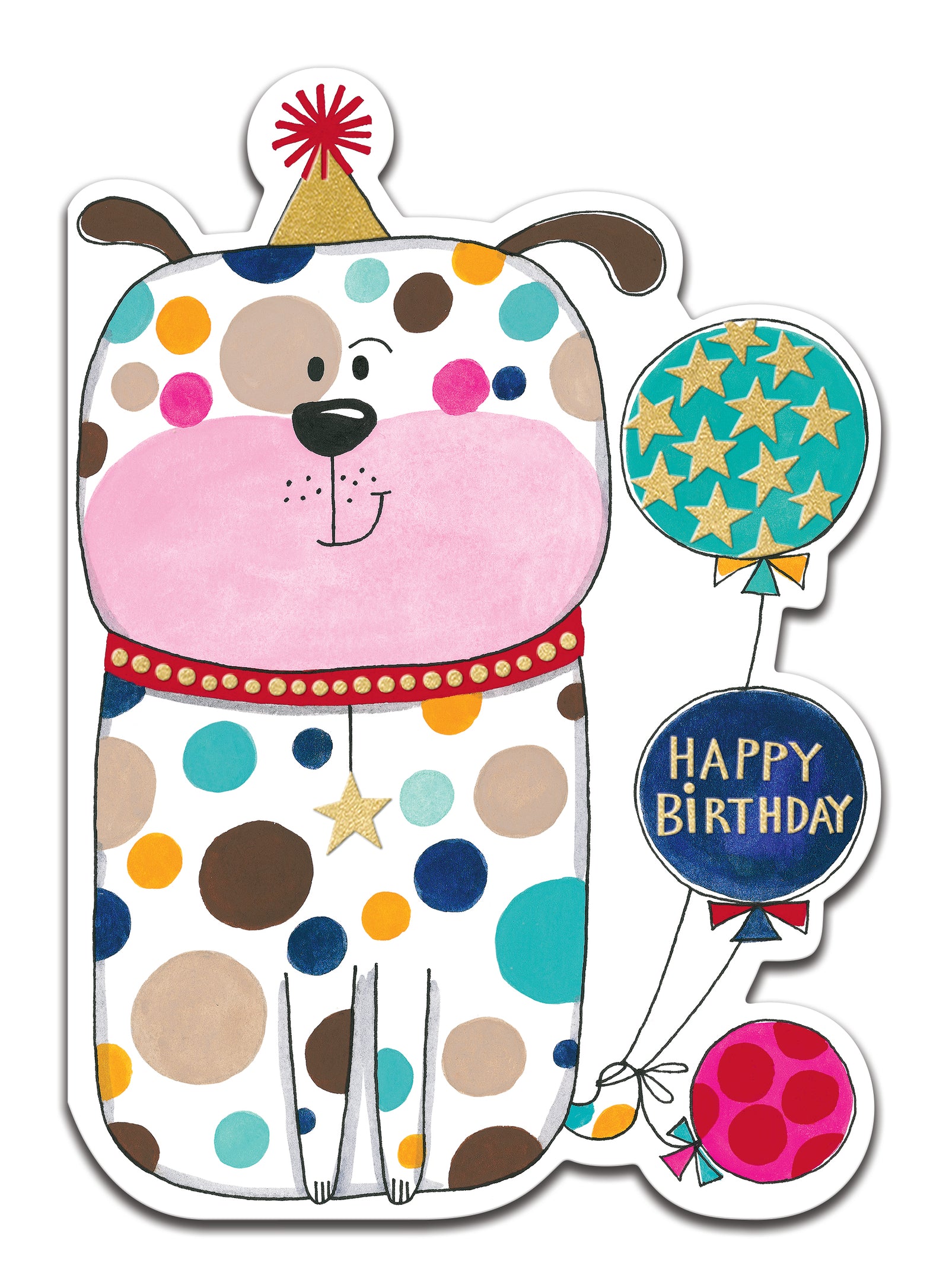 Happy Dog Cut-Out Birthday Card from Penny Black