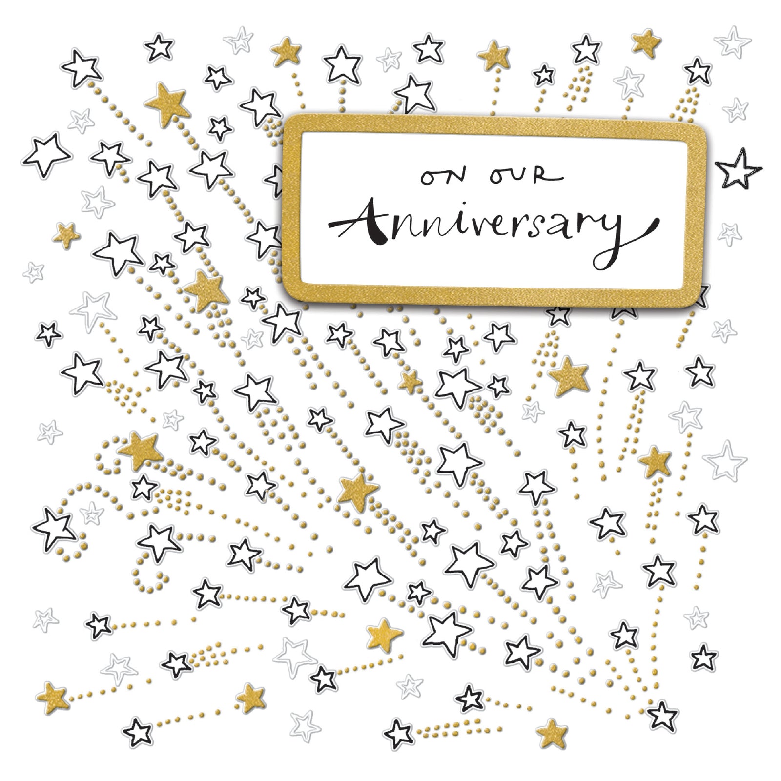 Paper Treasures Stars On Our Anniversary Card from Penny Black