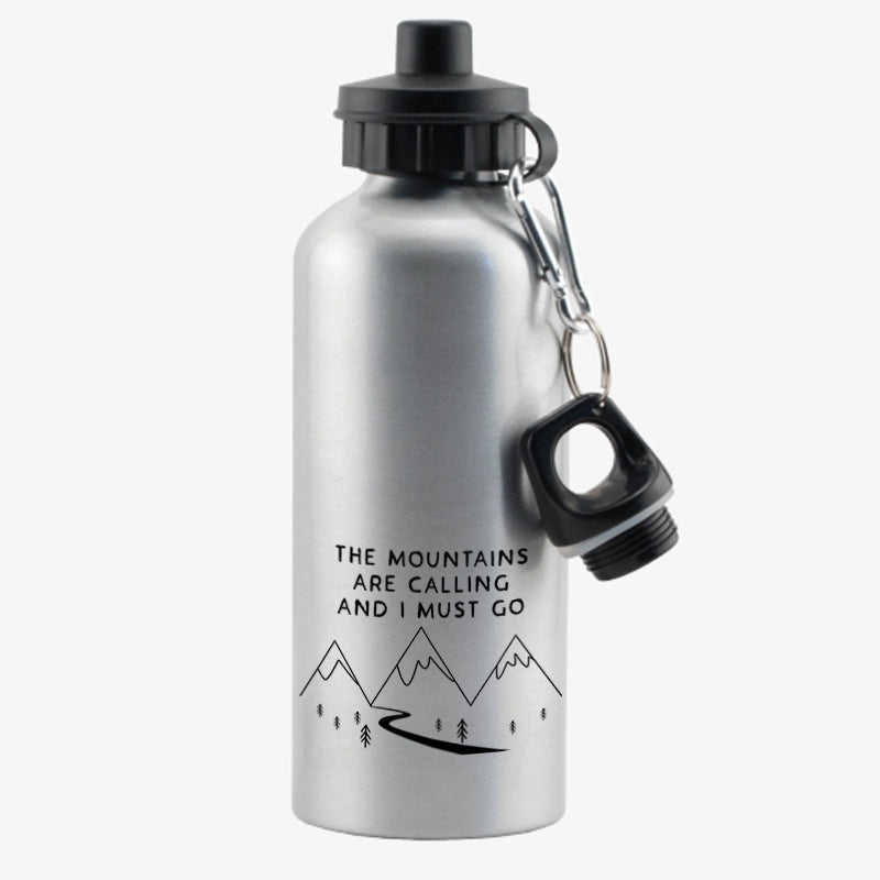 The Mountains Are Calling Scottish Water Bottle By Penny Black