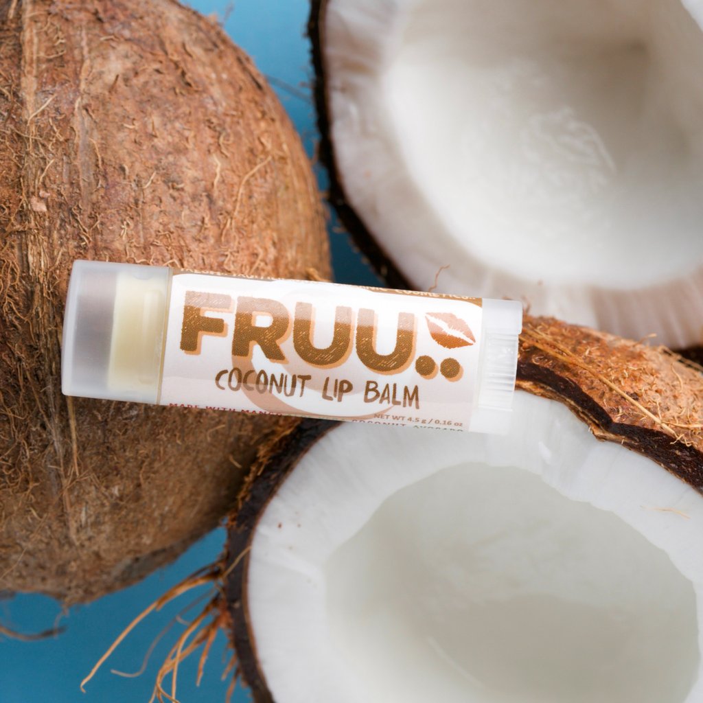 Fruu Coconut Lip Balm - Vegan Friendly