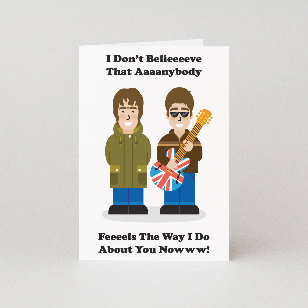 Feels the Way I Do Wonderwall Oasis Card