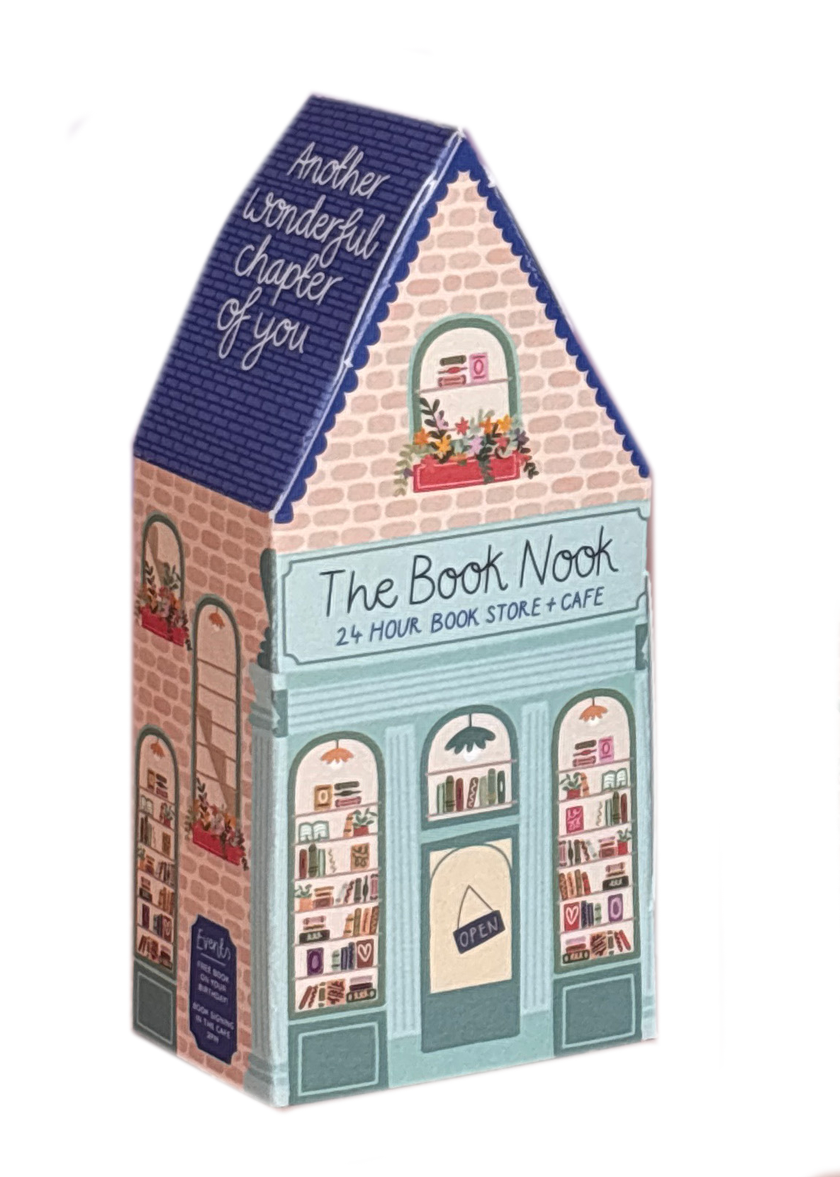 Book Nook 3D Slot Together Birthday Card By Penny Black